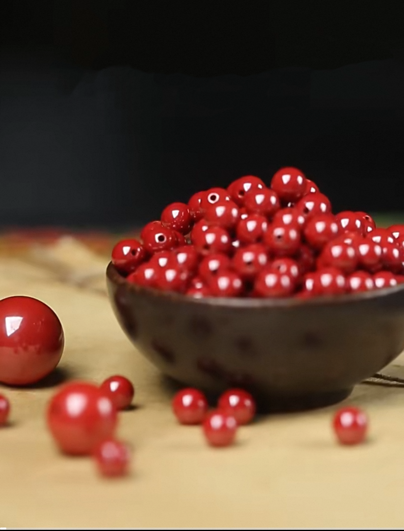 （直播装 中含量不支持火烧）手工制作DIY材料手工串珠红珠