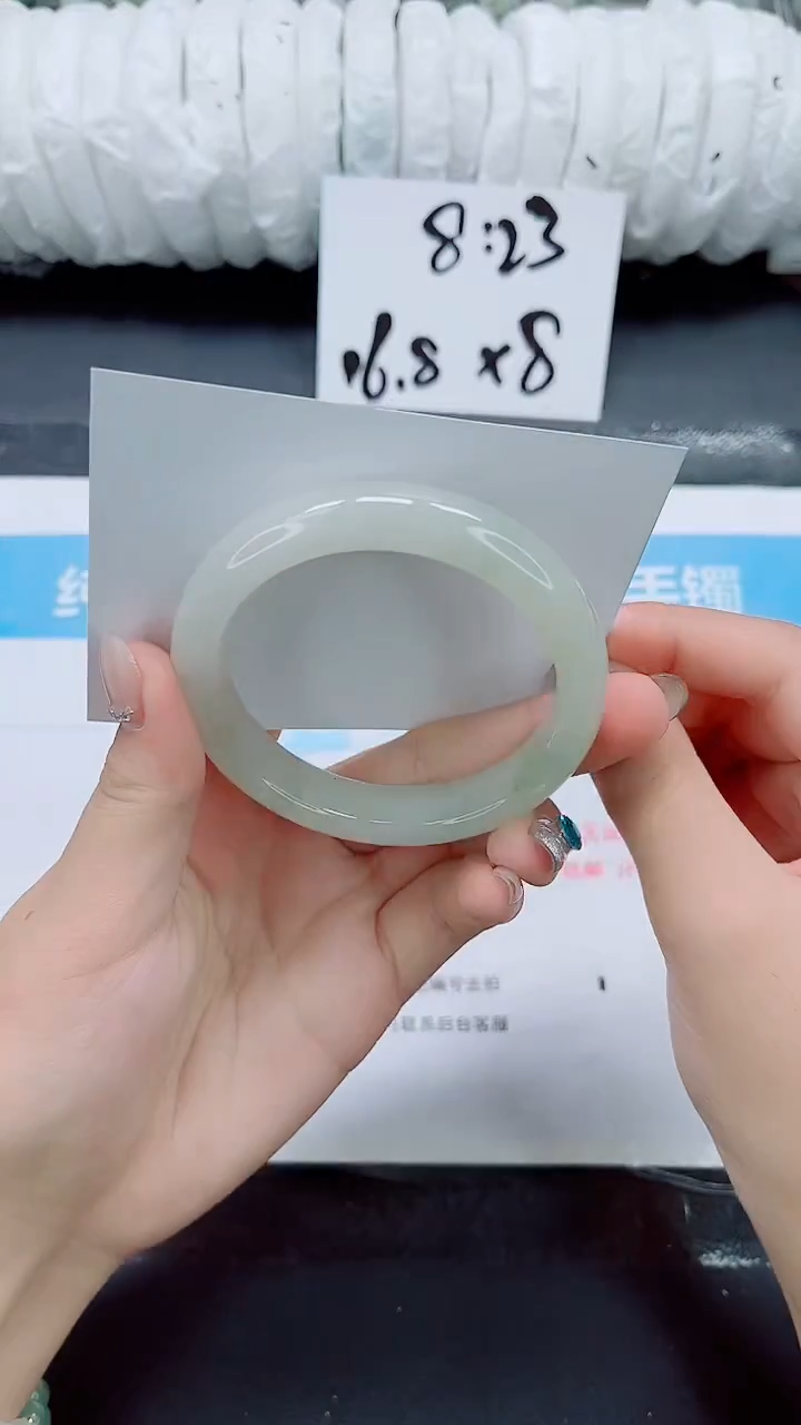石英质玉手镯未镶嵌028-圈口58