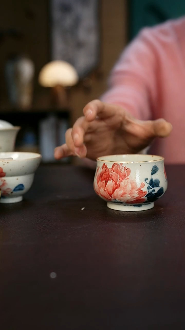 【闪购商品】景德镇陶瓷杯碗柴烧多人