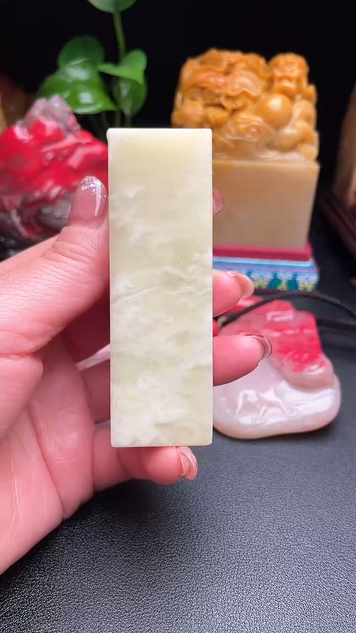 【闪购商品】青田石田黄石彩冻石印章把件摆件