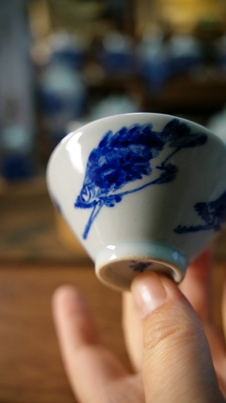 菊****天景德镇手工手绘茶具