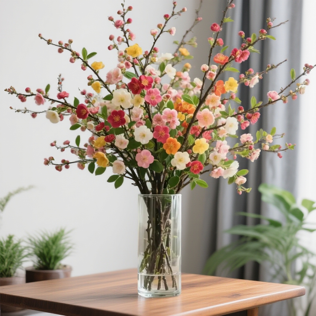 【遇水开花】鲜枝浓香型水培梅花枝带花苞室内耐寒花卉绿植懒人好养