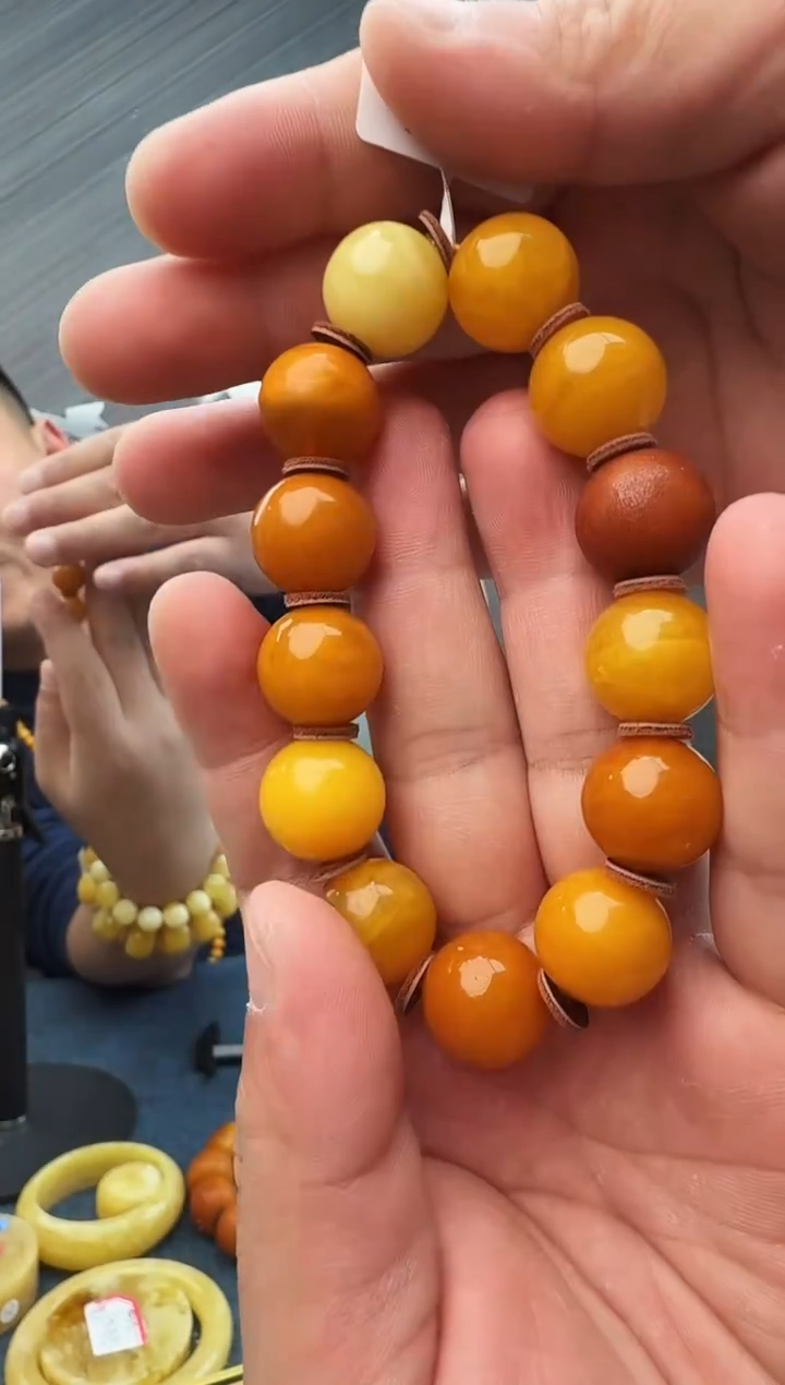 蜜蜡未镶嵌珠宝奇石假一罚十29，15多样性发其一