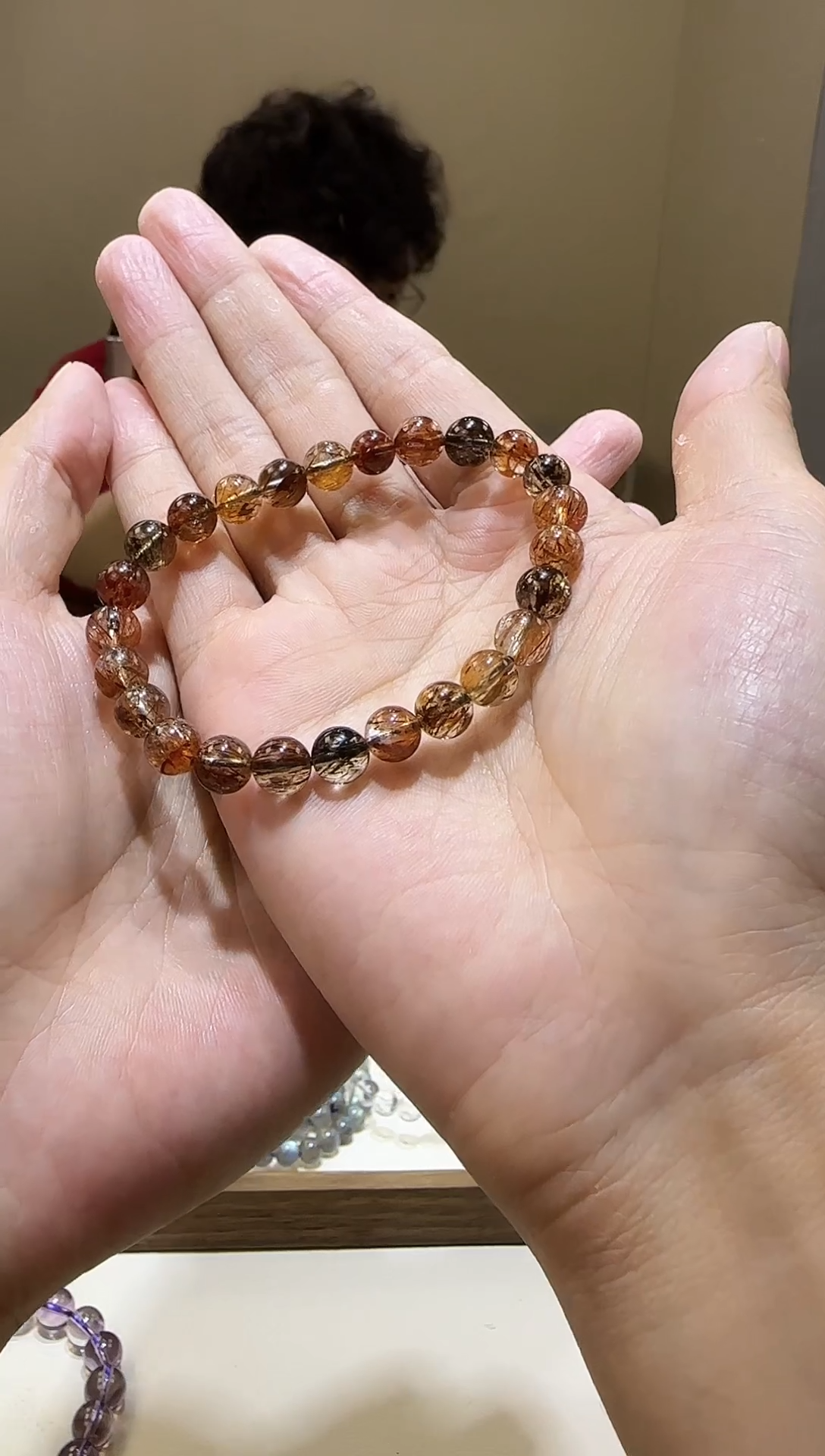 【闪购商品】水晶手链未镶嵌顺发黑金超七