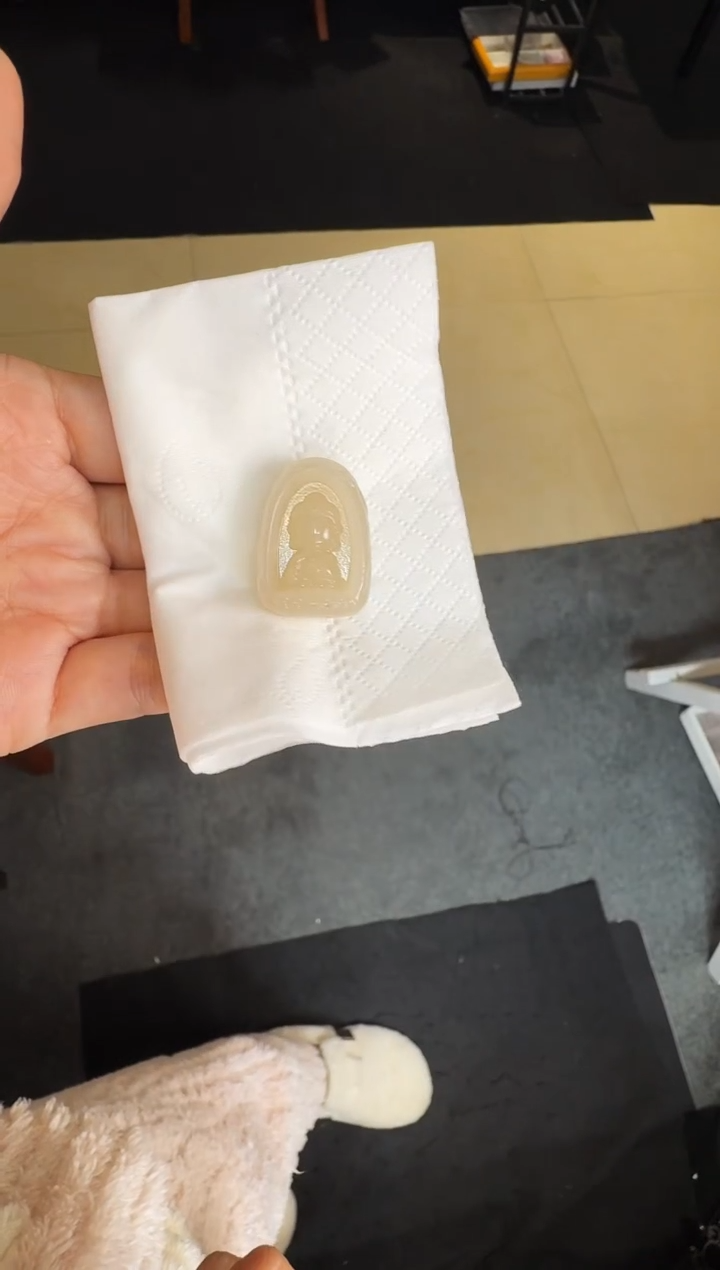 【闪购商品】和田玉颈饰未镶嵌藕粉无相