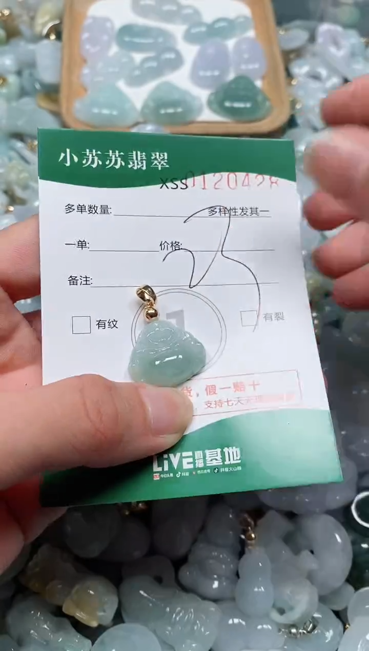 【闪购商品】翡翠颈饰未镶嵌闪购商品0120428