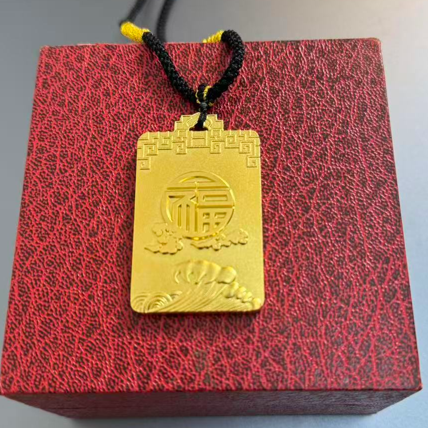 合金吊坠 合金吊坠 合金吊坠百福牌大号ins