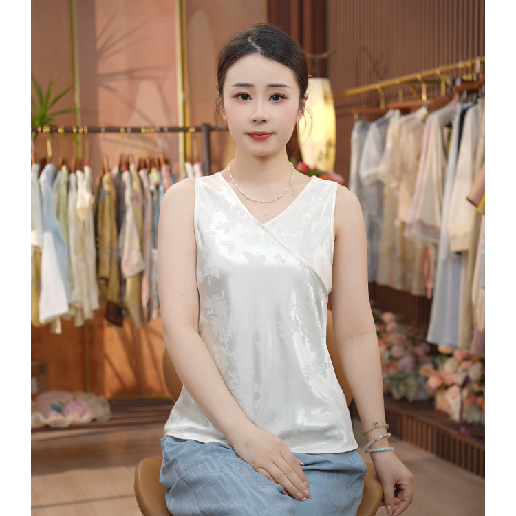《 棠雅-背心》新中式提花国风时尚休闲品质百搭背心