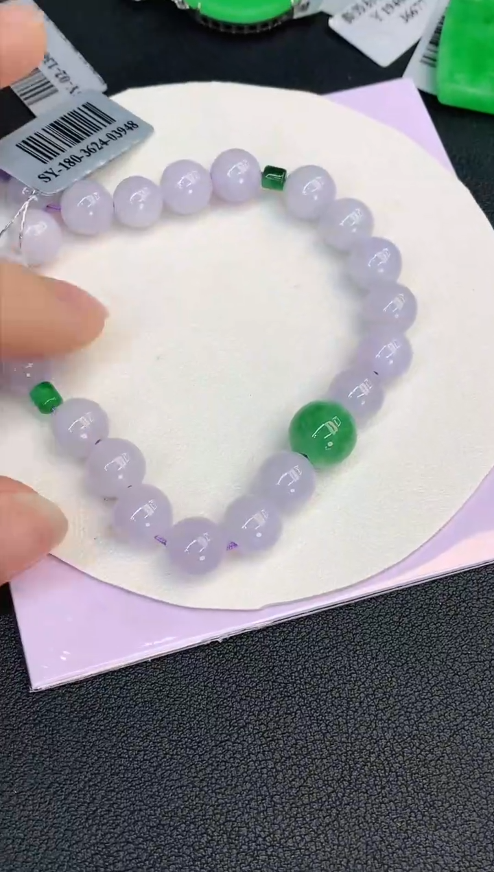 未镶嵌手链翡翠赠礼盒证书 珍珍