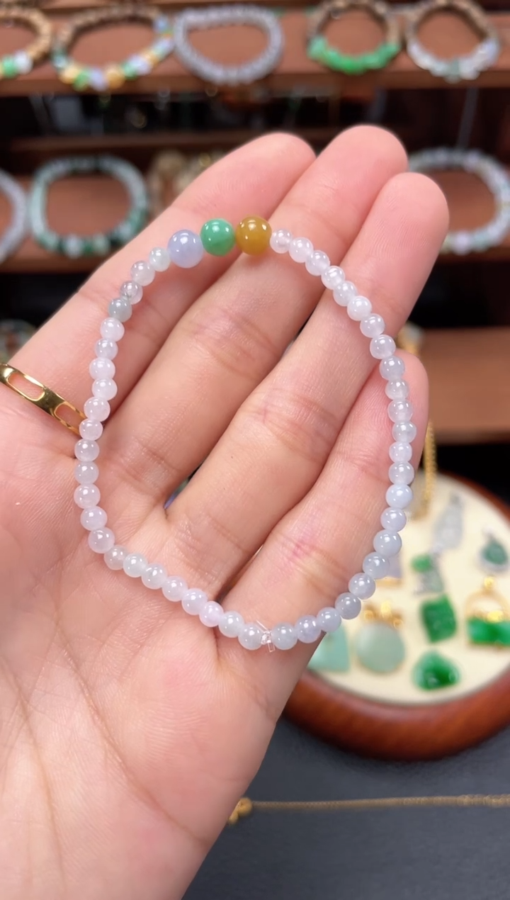 【闪购商品】翡翠套链未镶嵌多样性发货一个