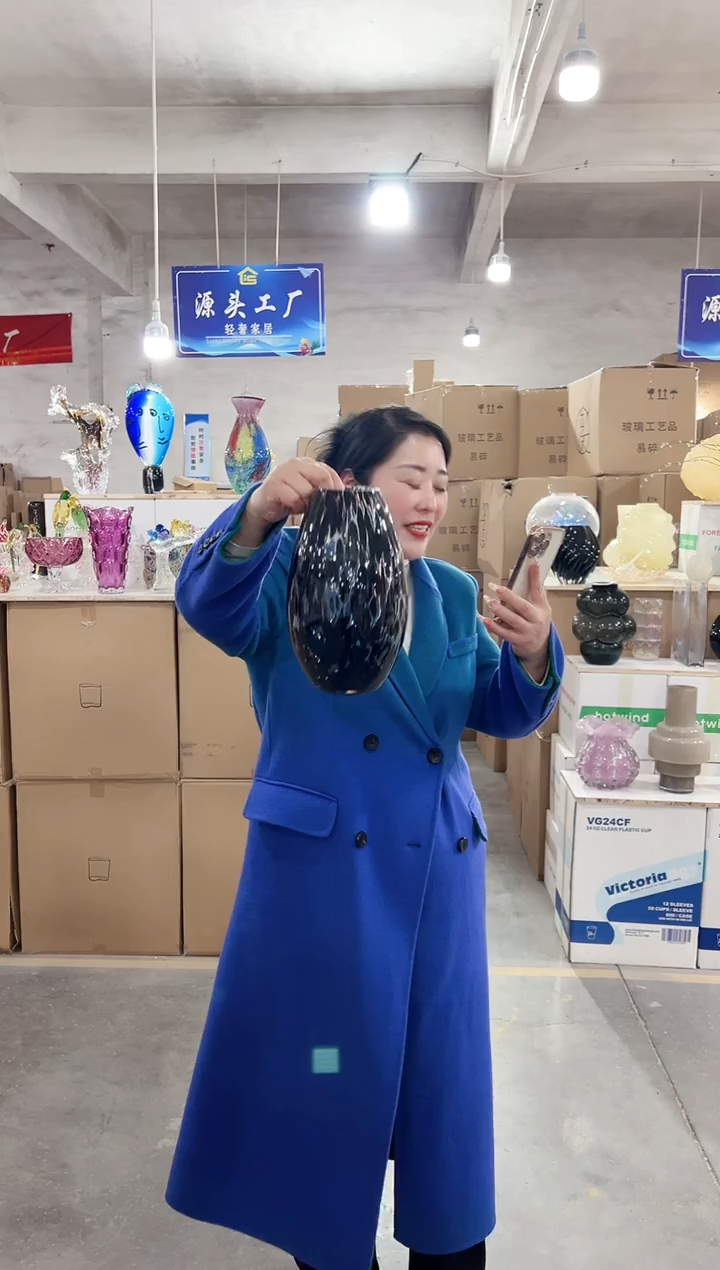 【闪购商品】玻璃花伴你花瓶微瑕-N276I