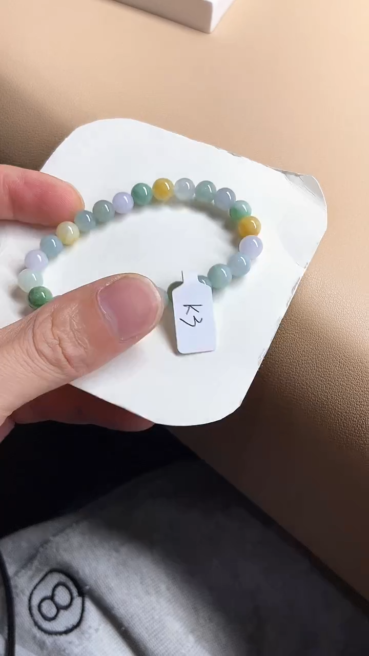 【闪购商品】翡翠手串未镶嵌天然A货翡翠手串K3