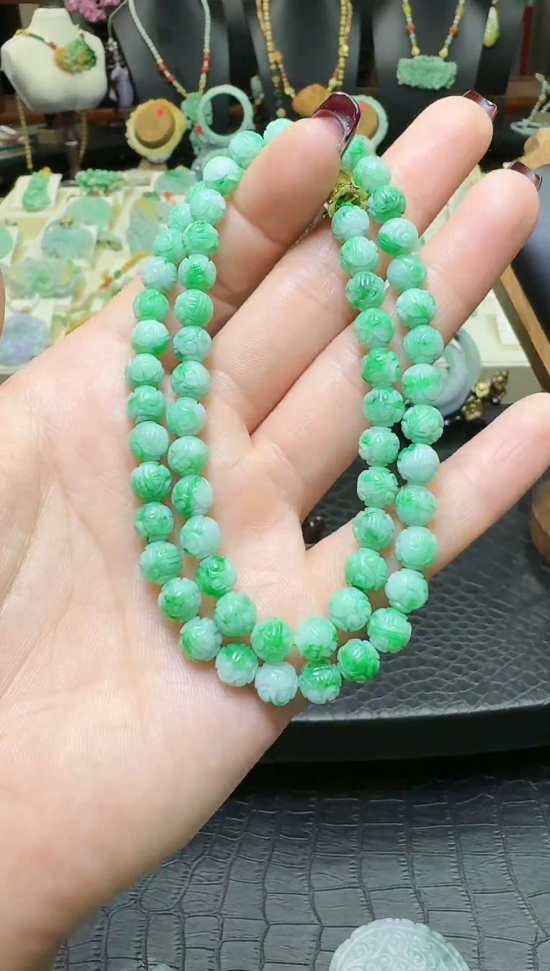 【闪购商品】翡翠颈饰未镶嵌天然翡翠项链