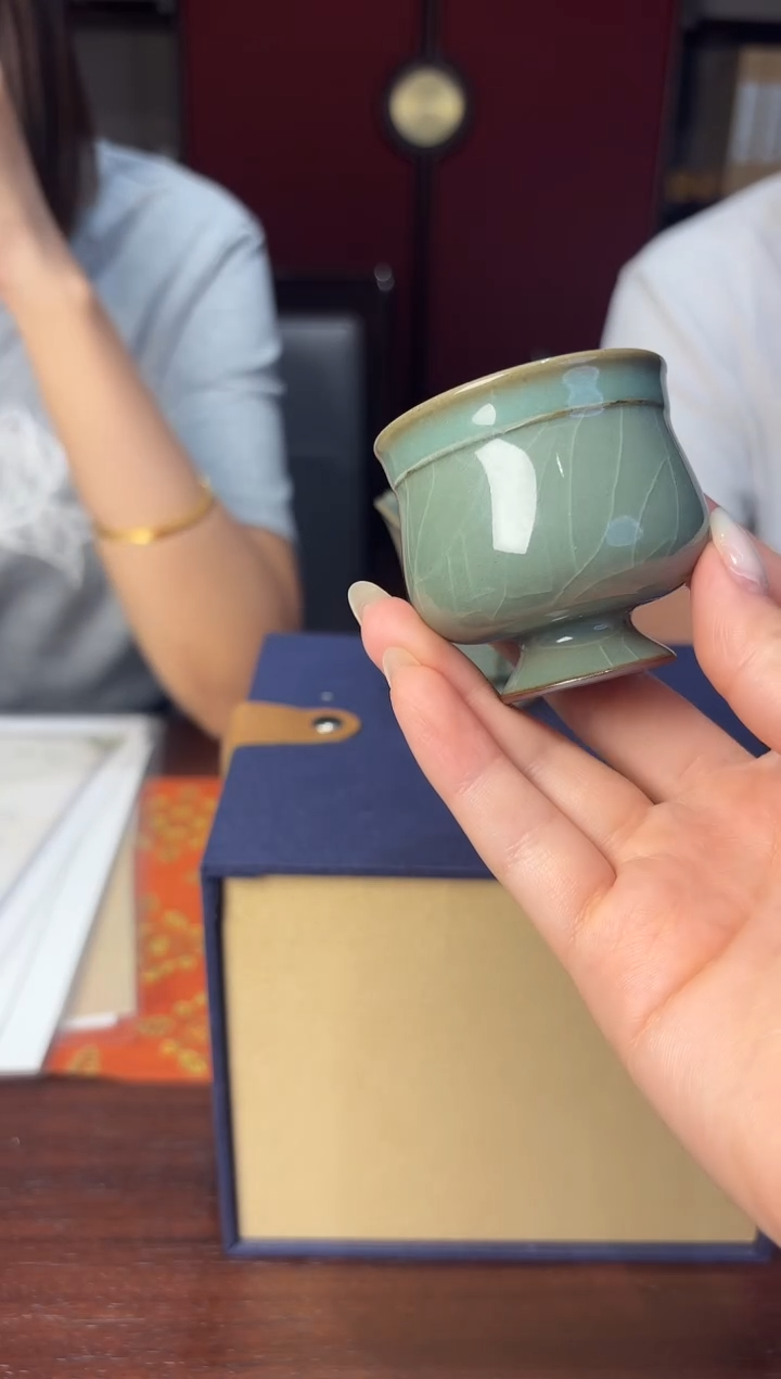 摆件瓷立方—【龙泉青瓷】专场39