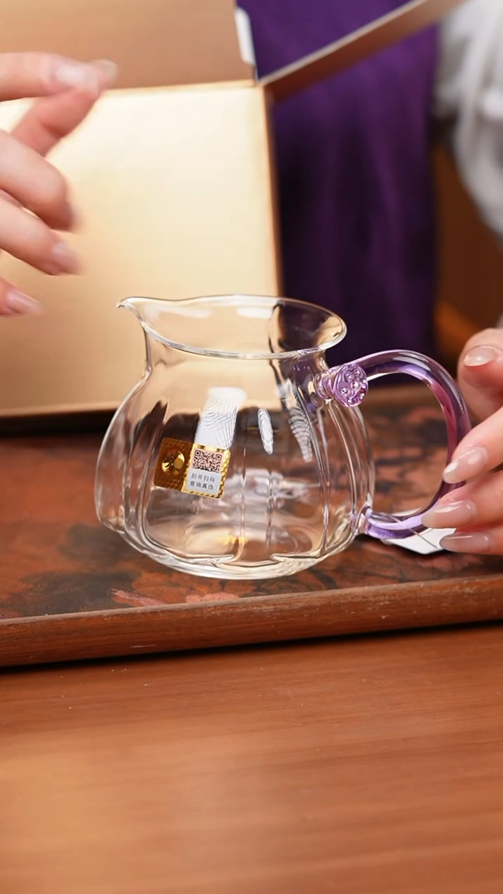 【闪购商品】禾器/晶彩莲君茶海/浅紫/专版