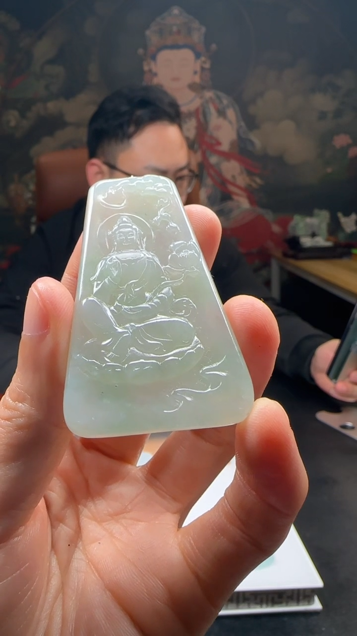 【闪购商品】定制翡翠未镶嵌L-@@QJXC116124