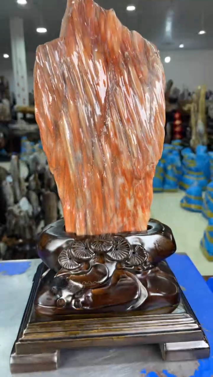 【闪购商品】硅化玉摆件未镶嵌51