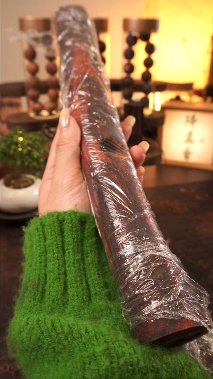 藤类楚*藤类降真香缅甸东枝料红油摆件中