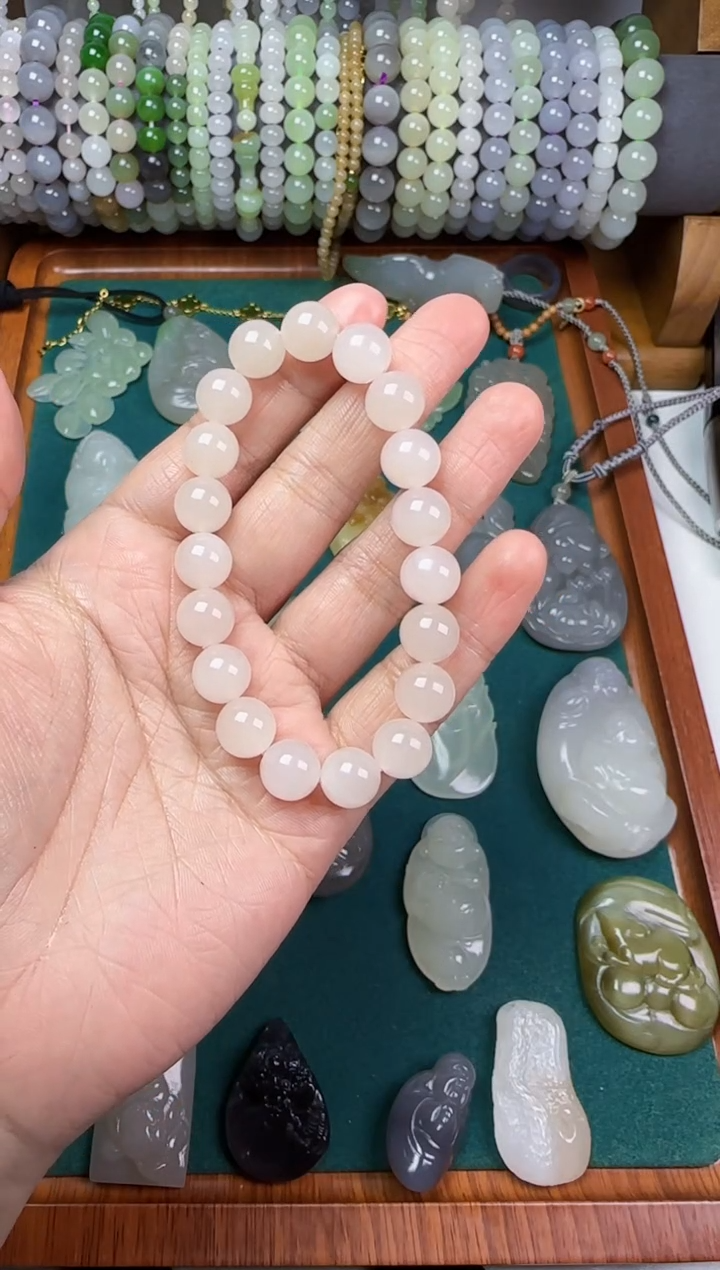 【闪购商品】和田玉无未镶嵌10mm手串