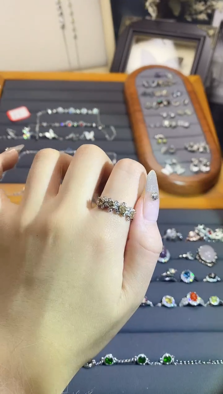 【闪购商品】水晶手链银S925镶嵌A126  