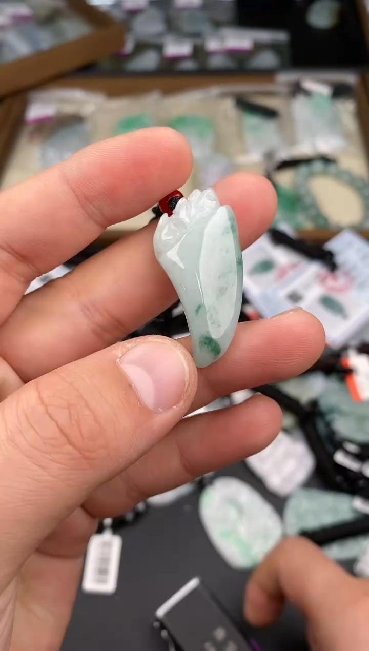 【闪购商品】翡翠颈饰未镶嵌  天然翡翠，一物一图