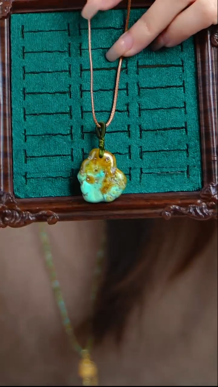 未镶嵌绿松石颈饰项链