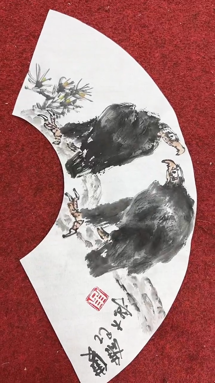 国画周大拙/国画/花鸟