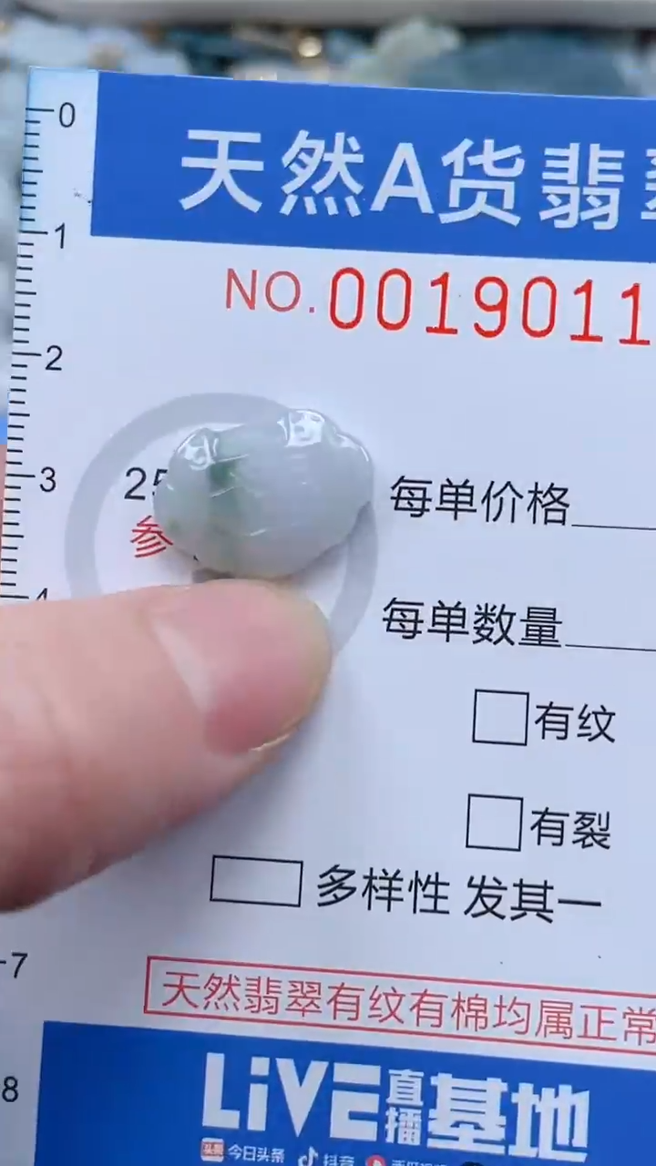 翡翠未镶嵌吊坠(不含链)1