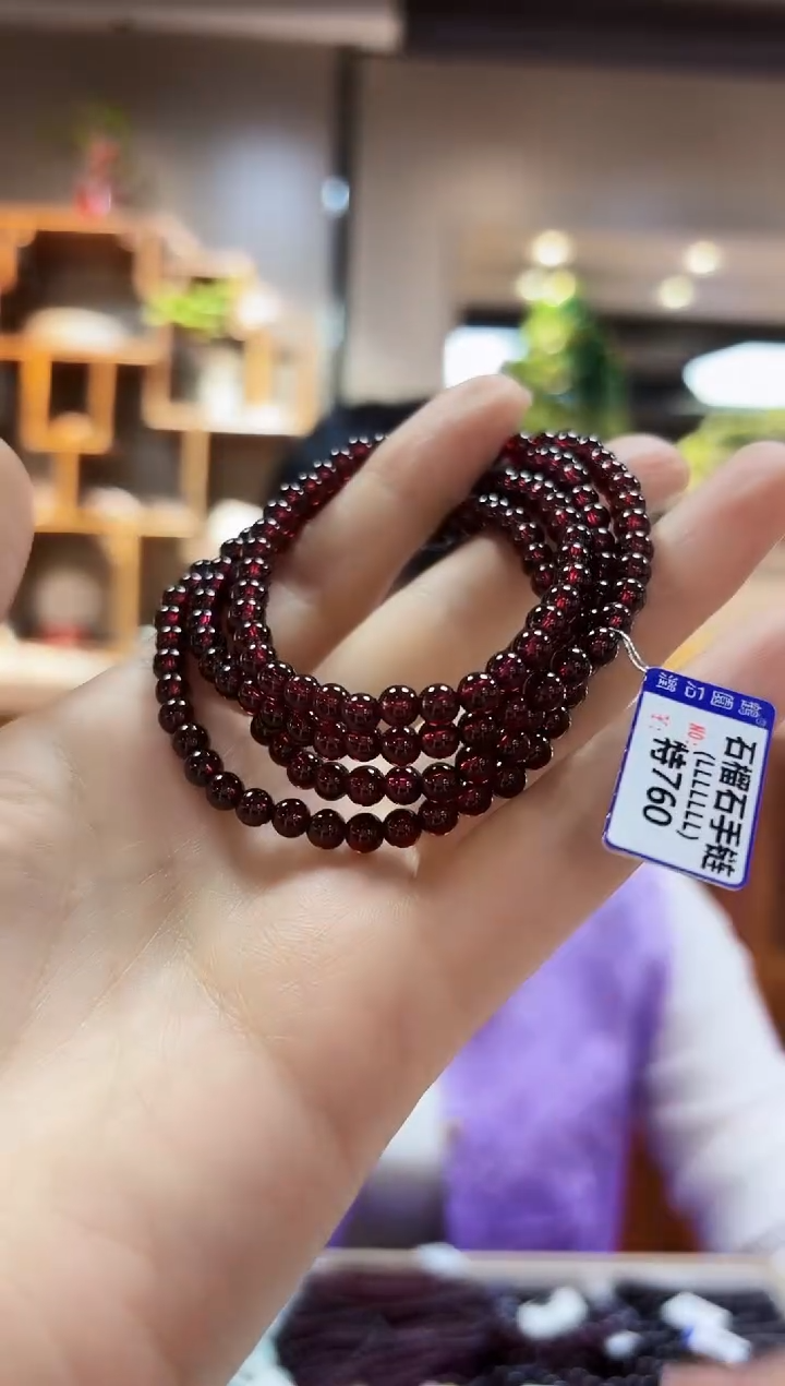 【闪购商品】未镶嵌颈饰石榴石手链5