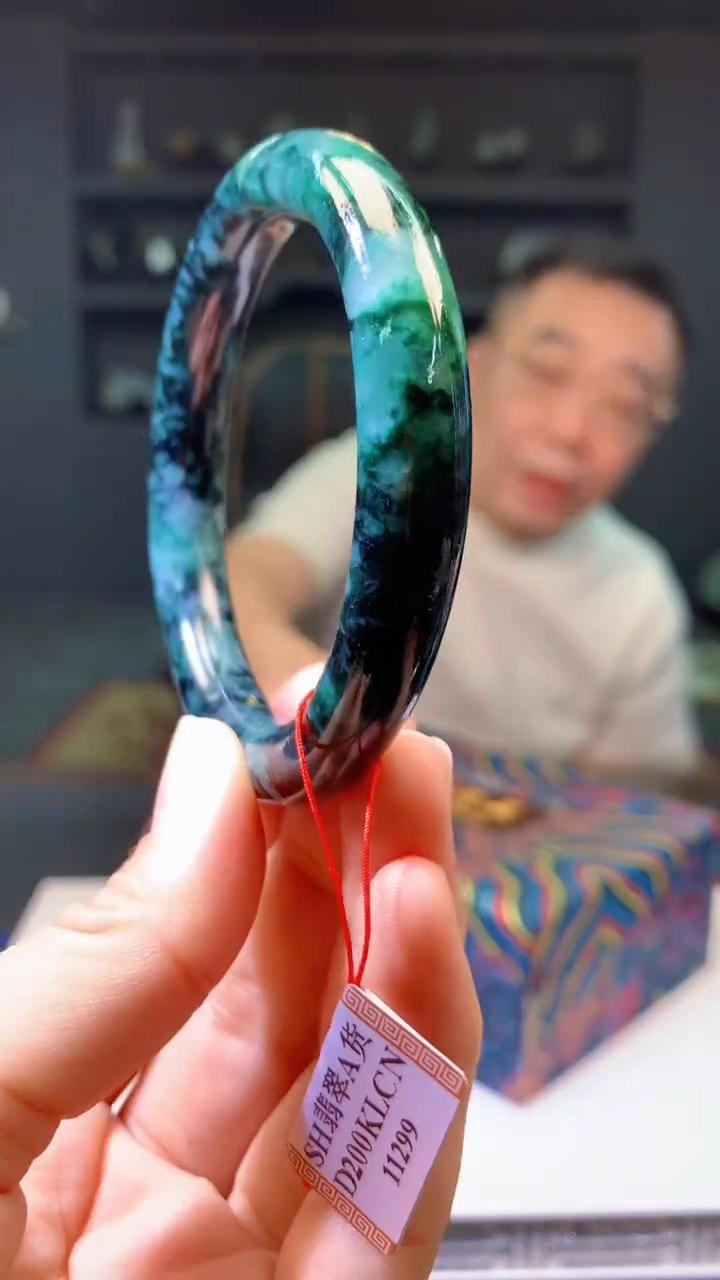 定制翡翠未镶嵌1015hm-毛货手镯18