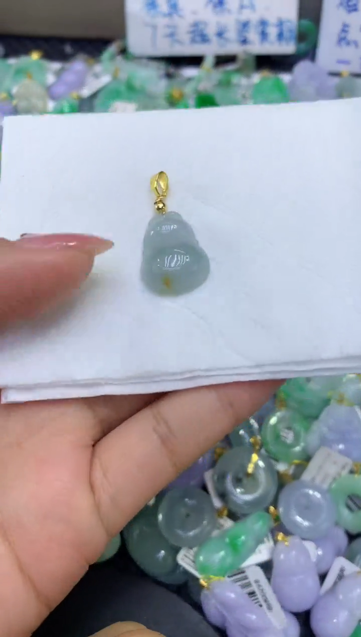 颈饰未镶嵌翡翠天然缅甸A货翡翠