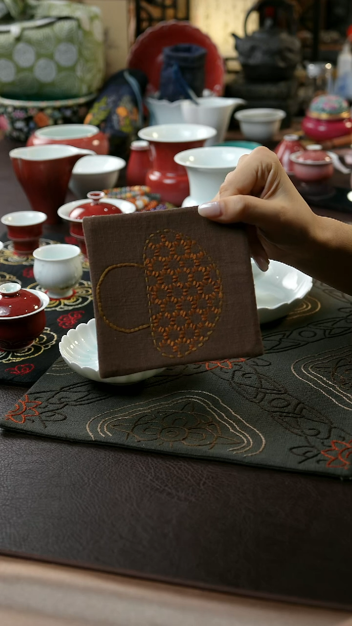 云合小舍-纯手工杯垫