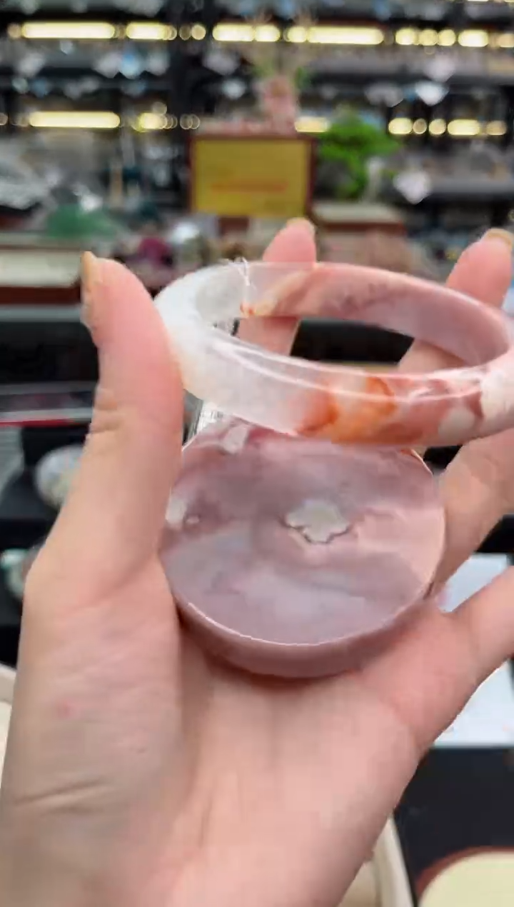 【闪购商品】石英质玉手镯未镶嵌61圈口（赠品镯心）645291