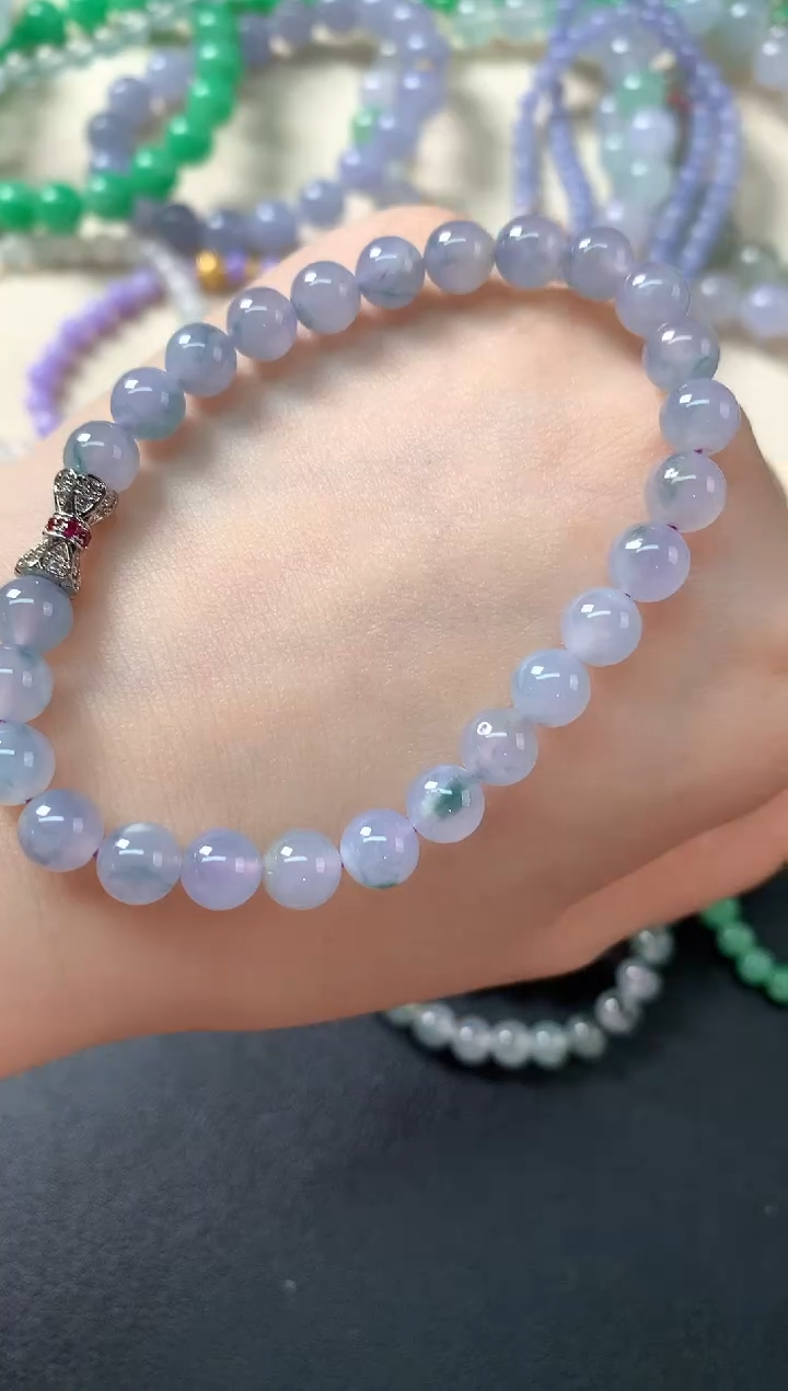 未镶嵌手串翡翠D344|3800