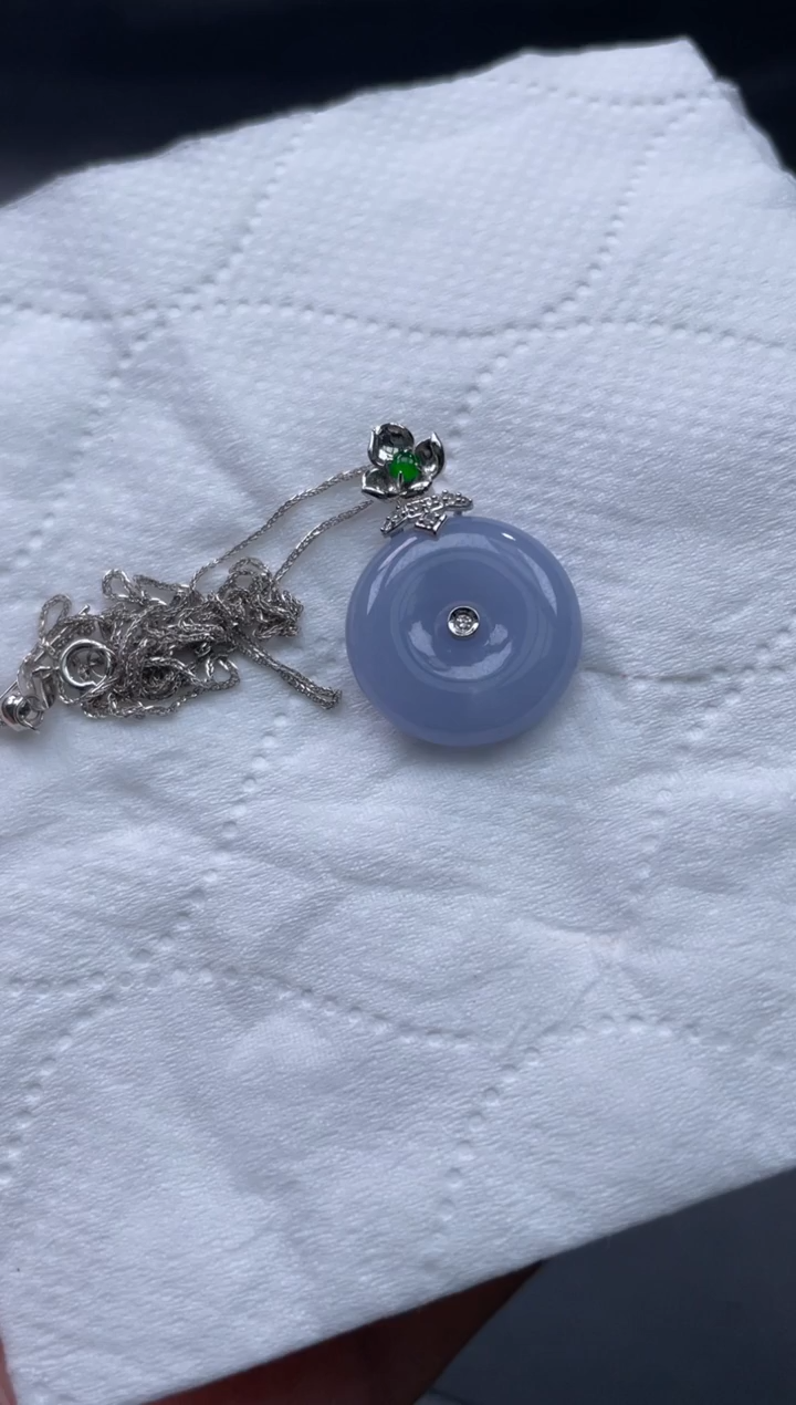 【闪购商品】翡翠颈饰18K金镶嵌70..........