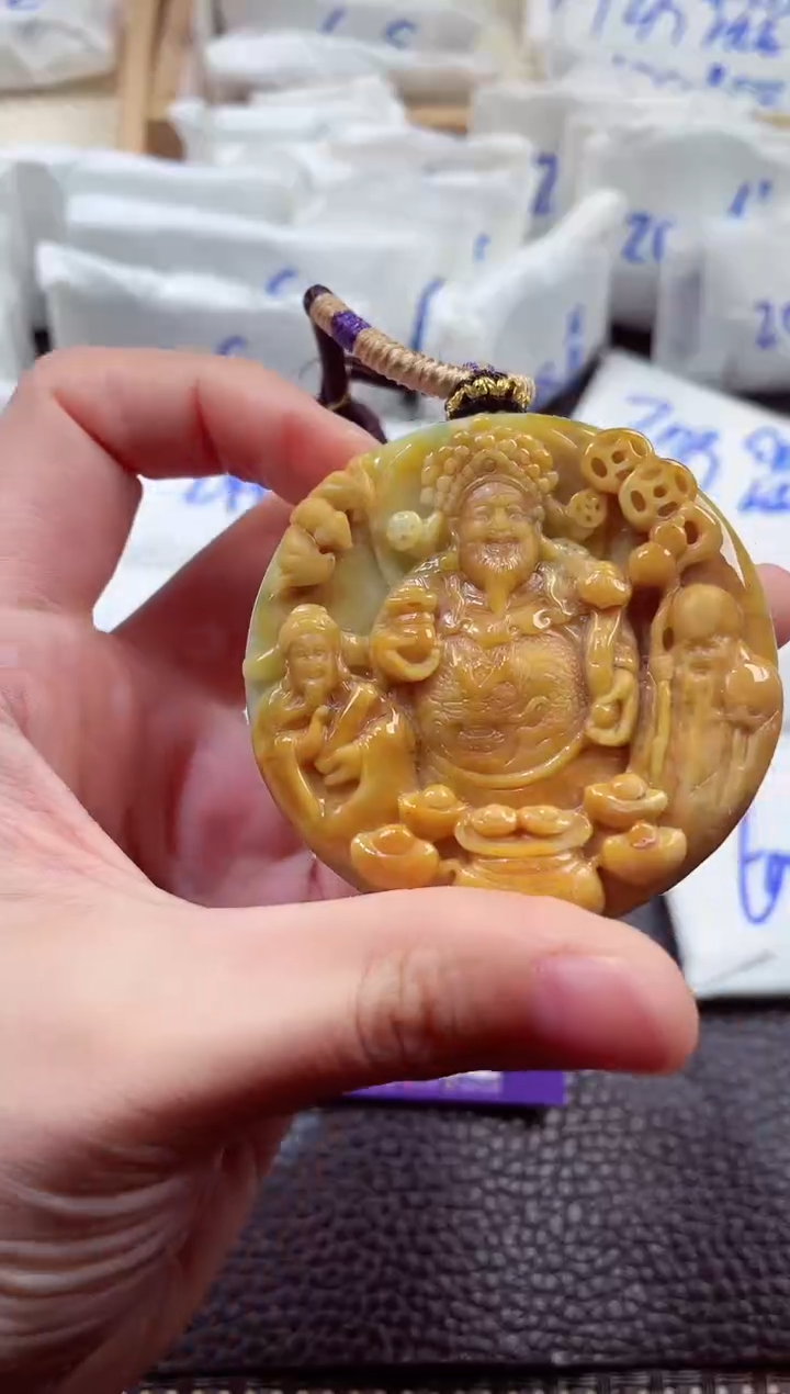 翡翠未镶嵌颈饰00000134