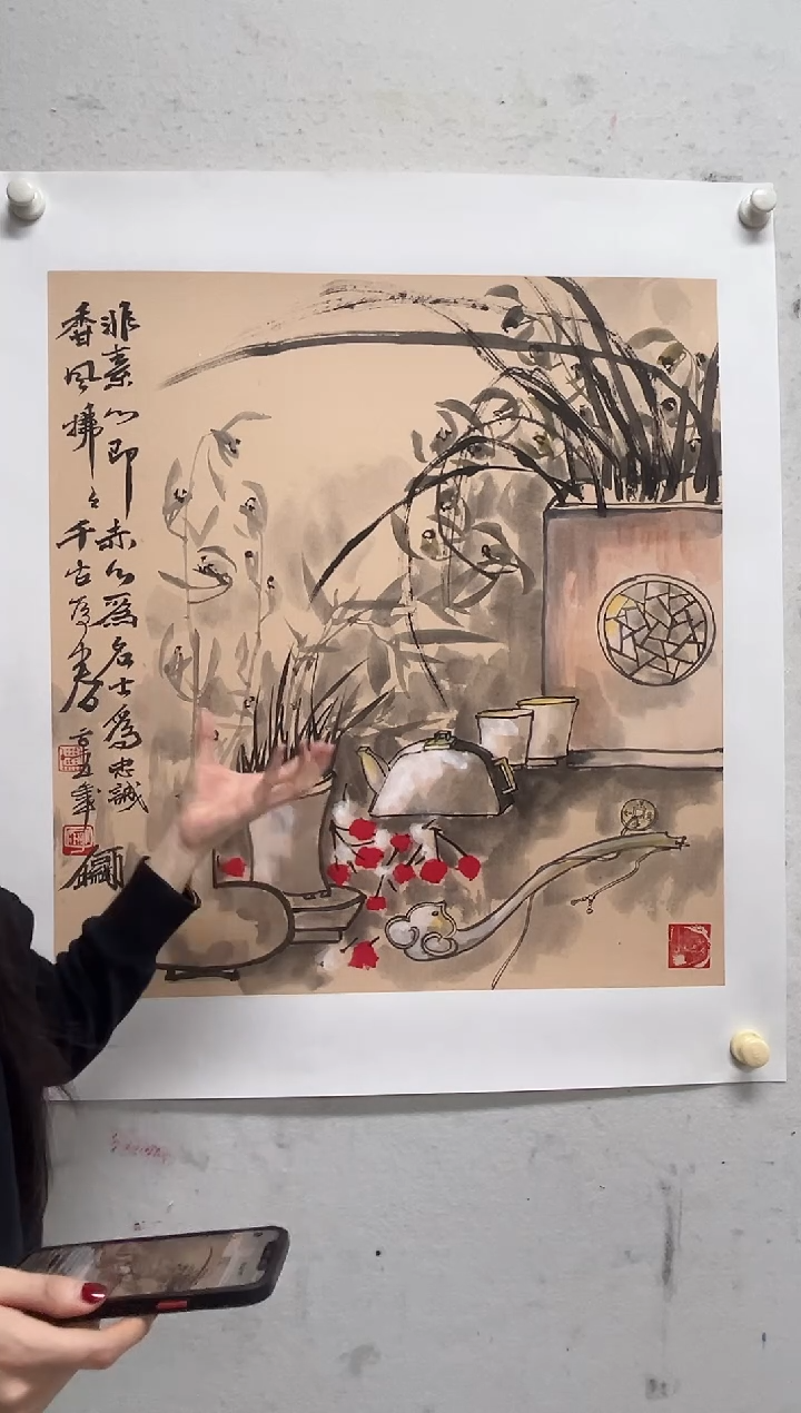 【闪购商品】书法何继，画家，诗人，评论家。