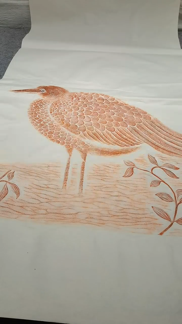 【闪购商品】昌化石印石一路高升鹭鹭鸟四尺