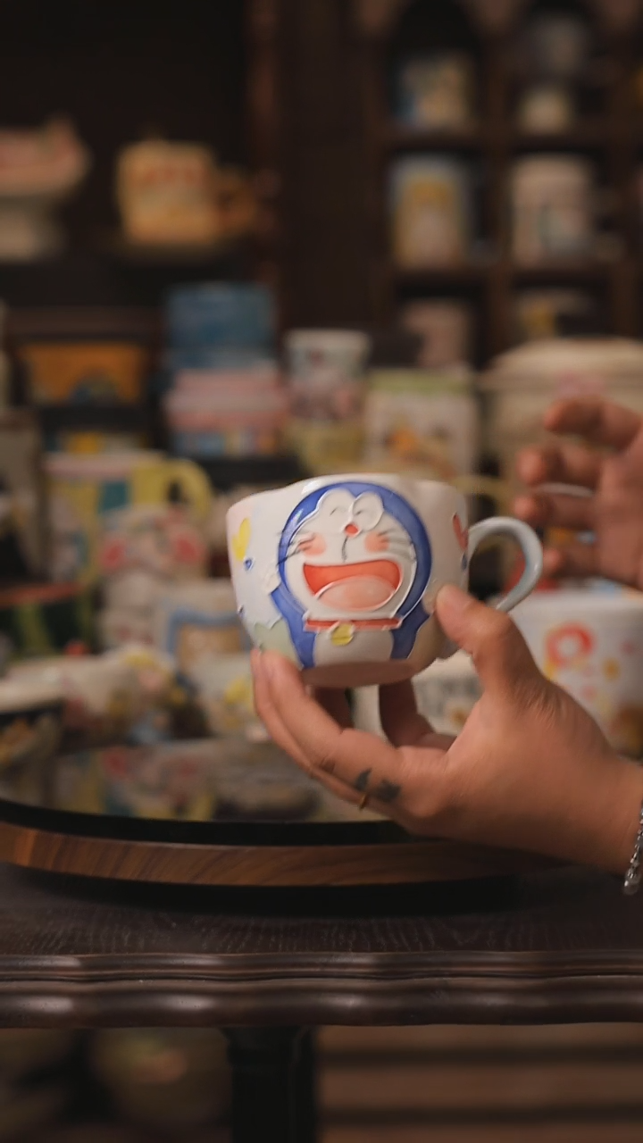 摆件景德镇釉下彩绘设计师款式陶瓷