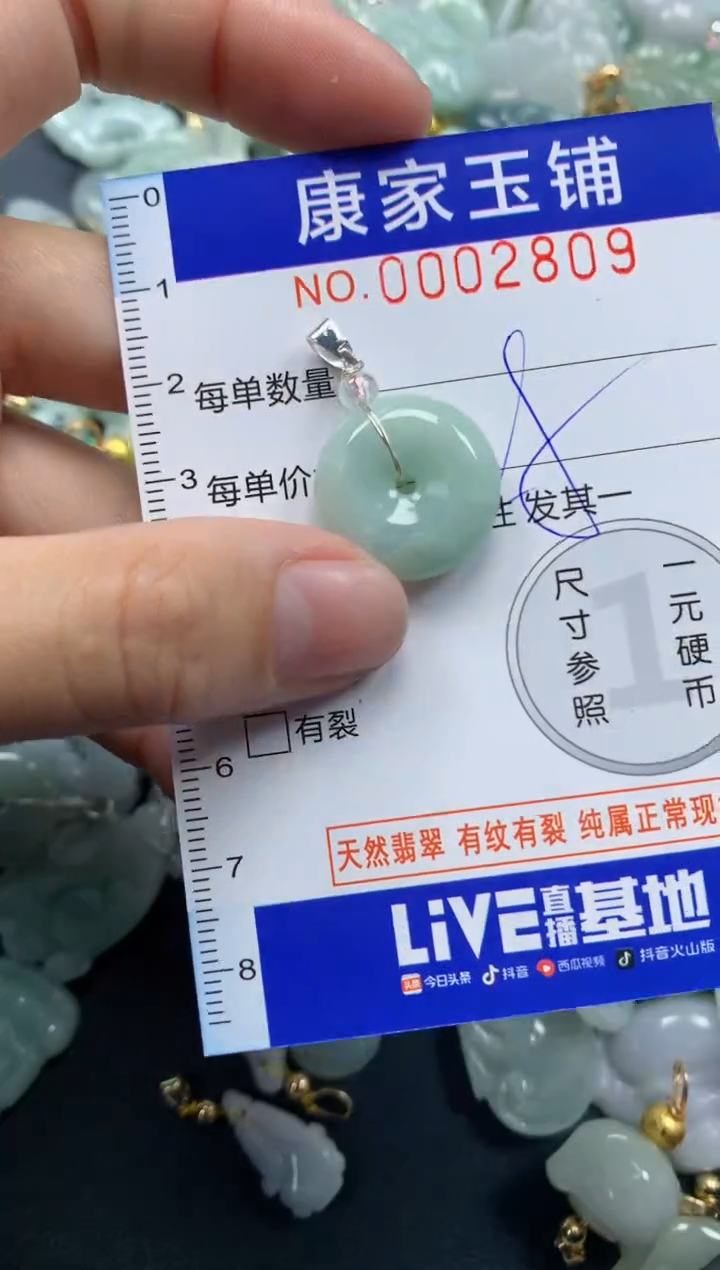 颈饰未镶嵌翡翠2809