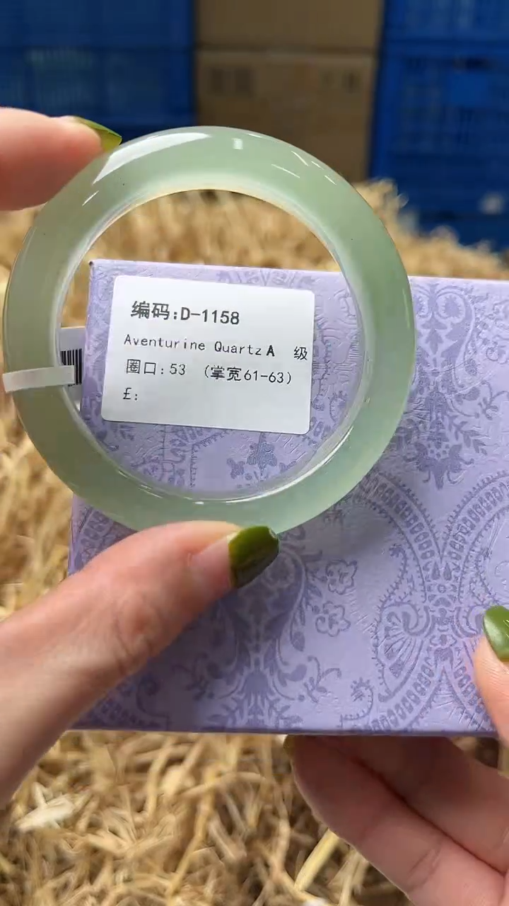 未镶嵌手镯石英质玉D-1158