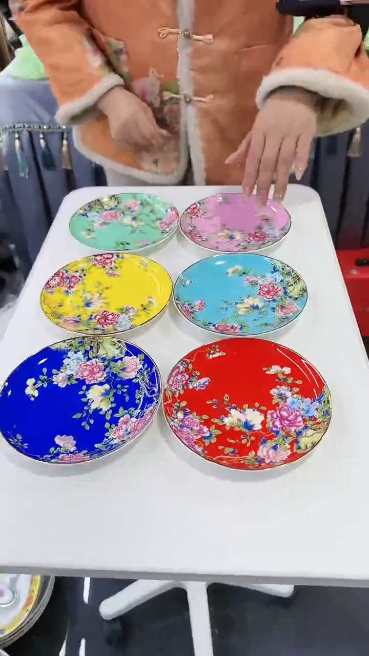 【闪购商品】瓷片6英寸骨碟6个景德镇陶瓷