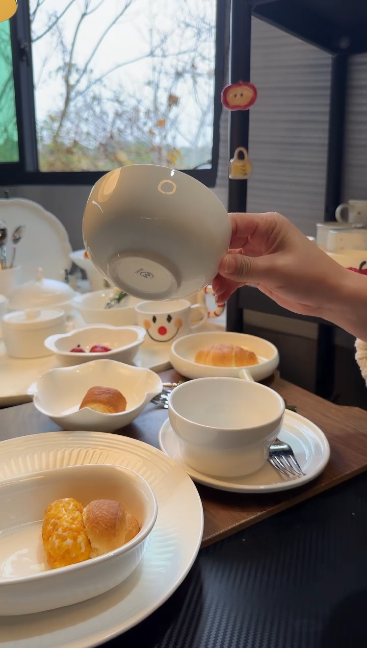 白瓷4.75米饭碗2个装