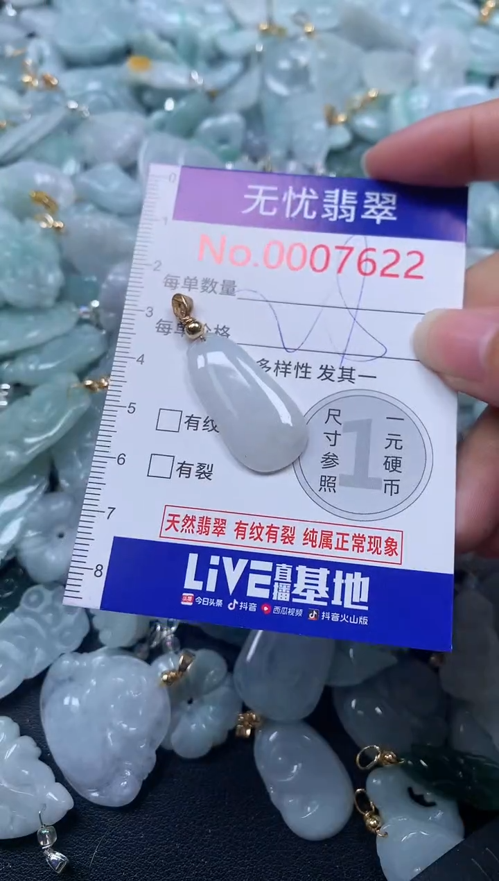 颈饰未镶嵌翡翠7622