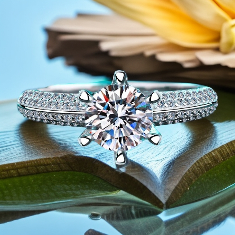 【先检后发】   1.5ct半壁江山小众女款婚戒-AK