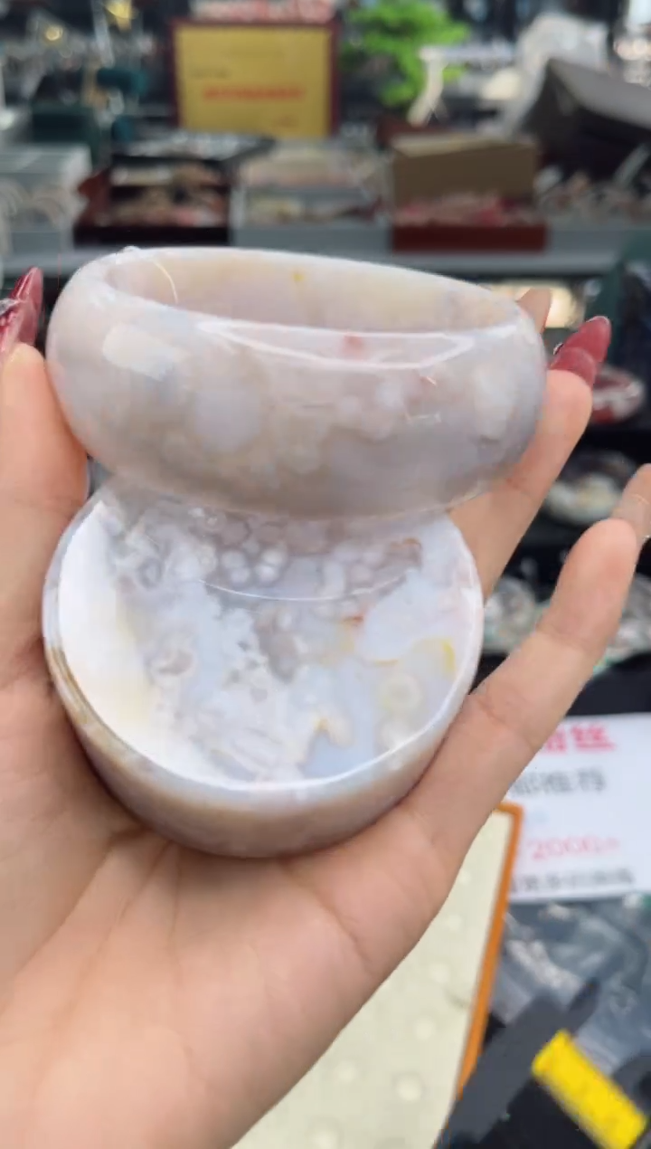 【闪购商品】石英质玉手镯未镶嵌65圈口（赠品镯心）3510272