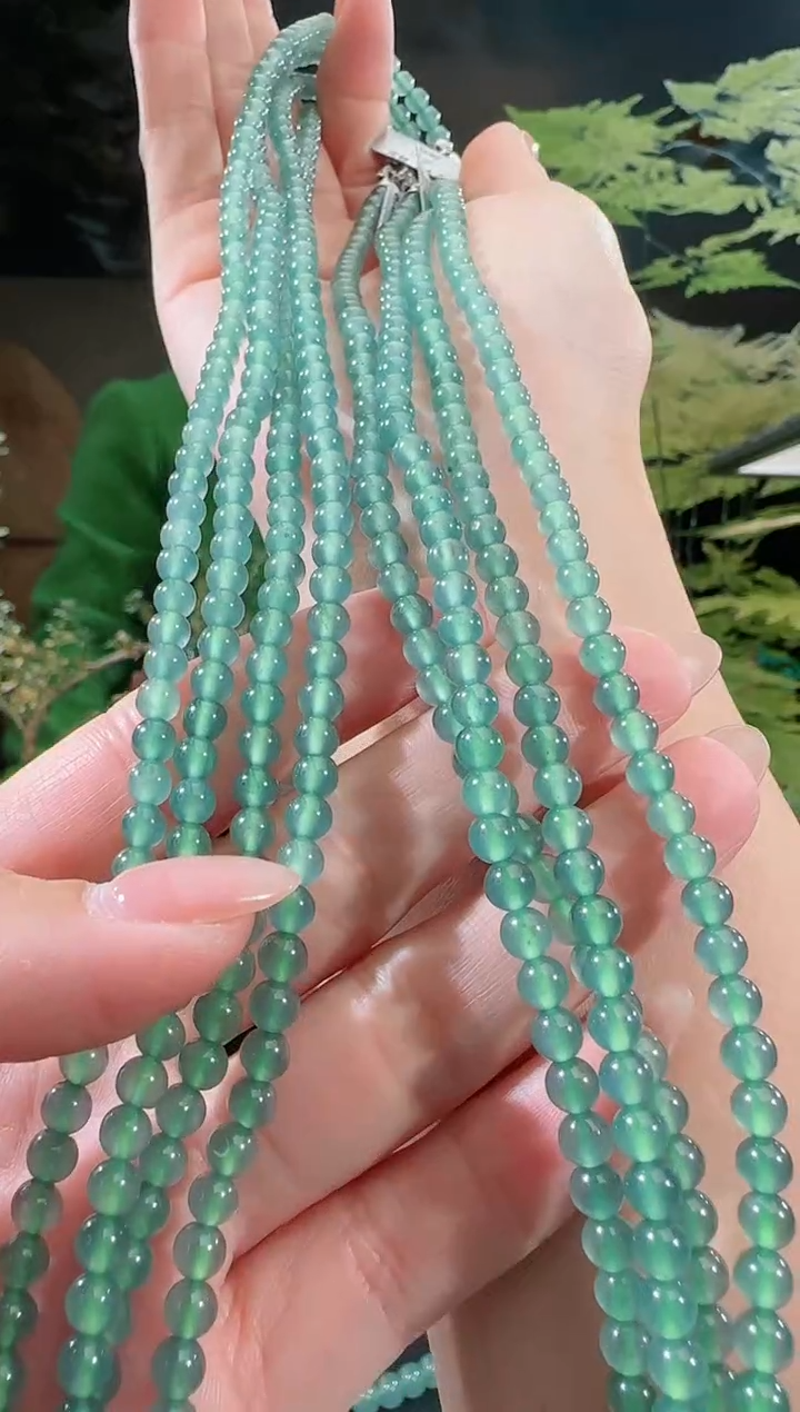 【闪购商品】翡翠项链未镶嵌长串多样性发一