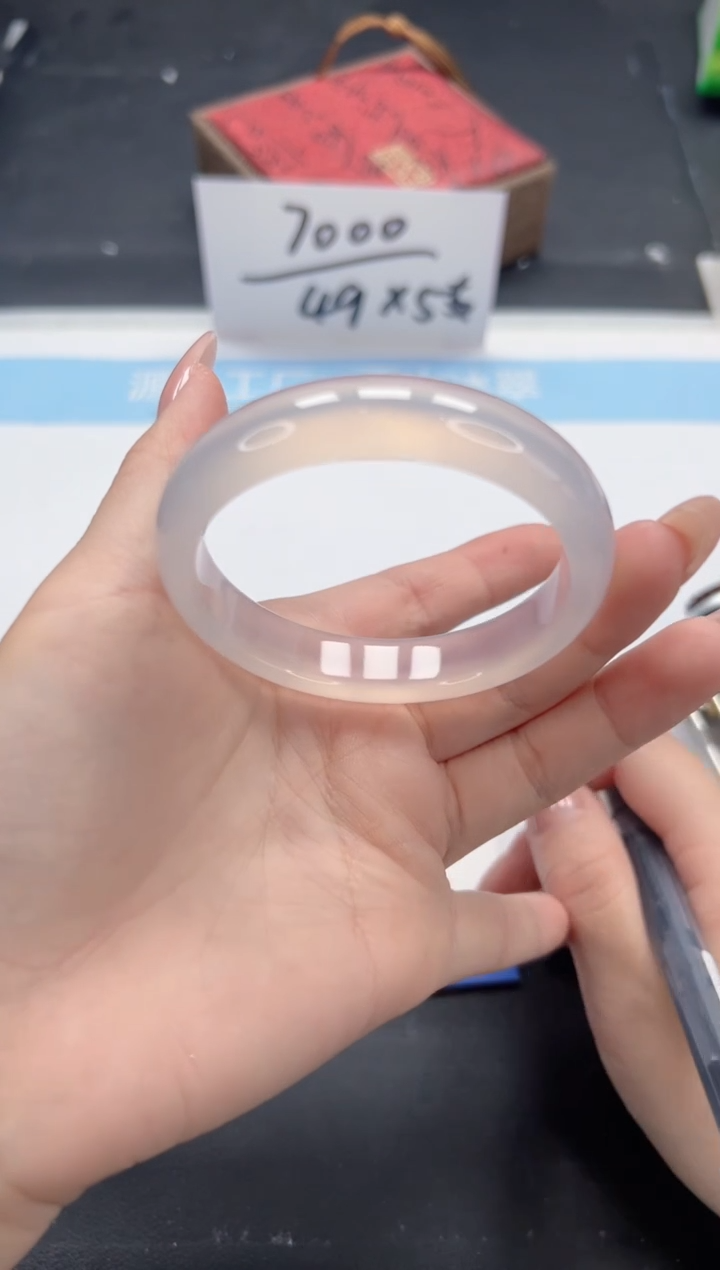 石英质玉手镯未镶嵌A122-52