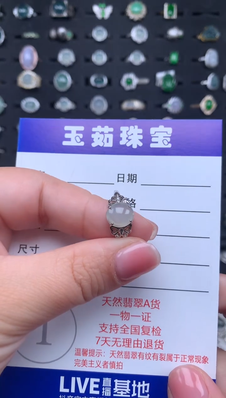 【闪购商品】翡翠颈饰银S925镶嵌43345