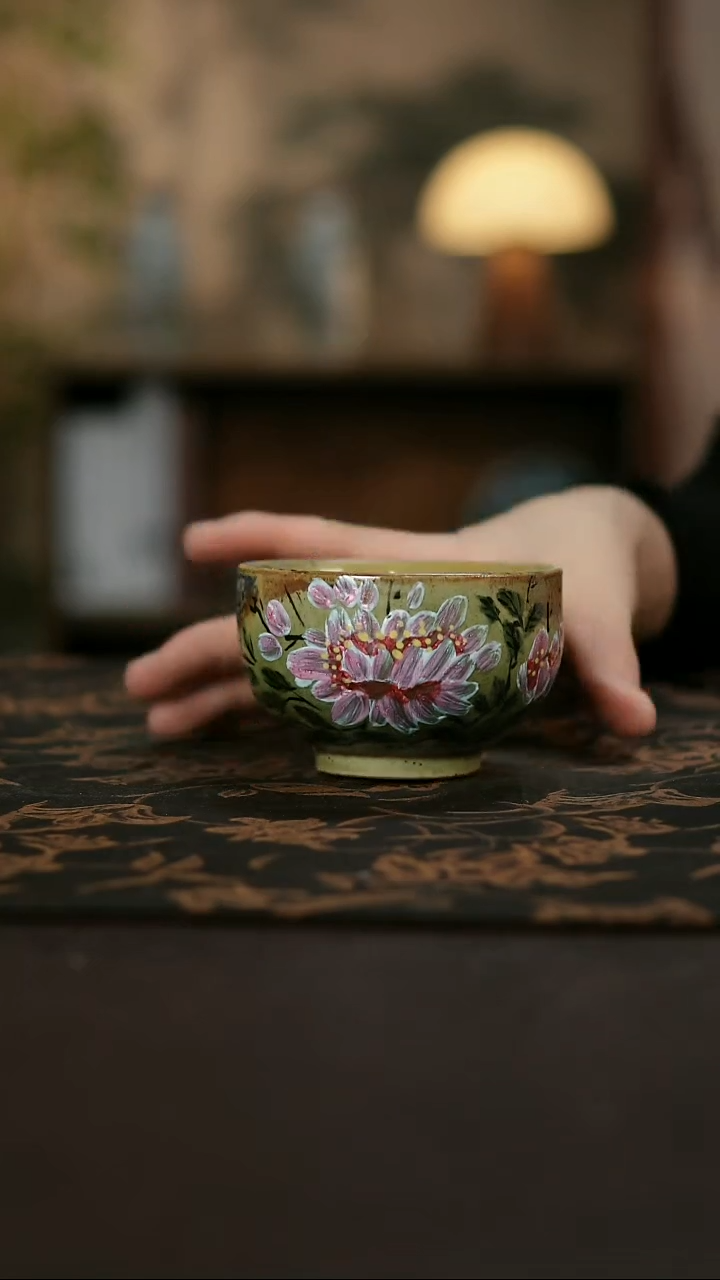 景德镇陶瓷杯碗柴烧多人